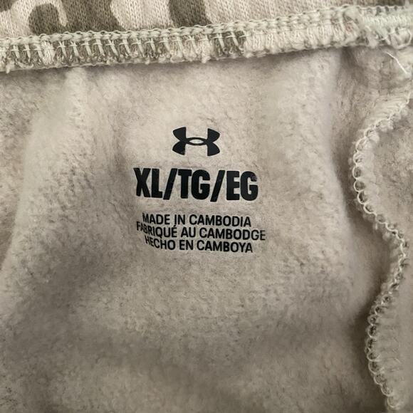 Under Armour Mens Rival Fleece Camo Jogger Sweatpants Green Size XL Relaxed Fit - Picture 7 of 12